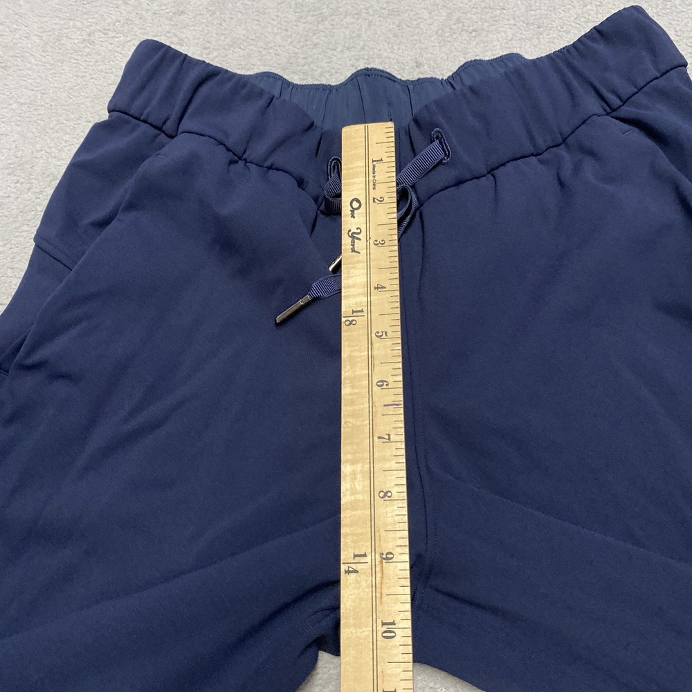 Lululemon On The Fly 7/8 Pant Womens 4 Navy Blue Casual Drawstring - Picture 3 of 9